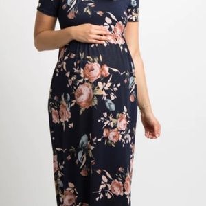Pinkblush Maternity Floral Maxi Dress S